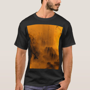 Camiseta Fiery Night Abstract - Ethereal Light and Motion T