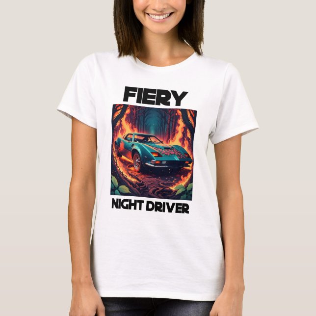 Camiseta Fiery Night Driver (Frente)