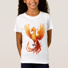 Camiseta Fiery Phoenix Flying Ascensão dos Ashes