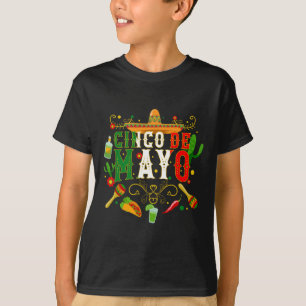 Camiseta Fiesta Cinco De Mayo T Shirts Men Women Taco