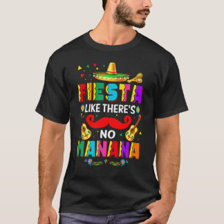 Camiseta Fiesta como se não houvesse Cinco de Violão Mexica