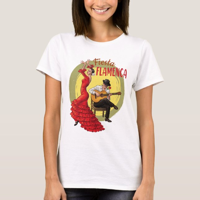 Camiseta Fiesta Flamenca (Frente)