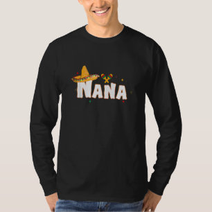 Camiseta Fiesta, Partido Mexicano Cinco De Mayo Nana Avó