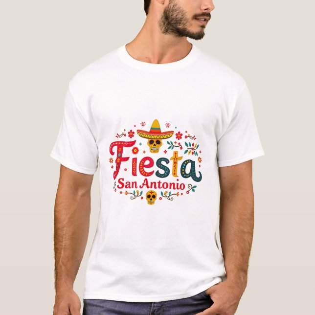 Camiseta Fiesta Squad San Antonio Texas Cinco De Mayo Lets (Frente)
