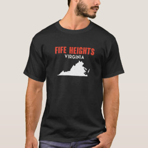 Camiseta Fife Heights Washington EUA Estado América Viagem