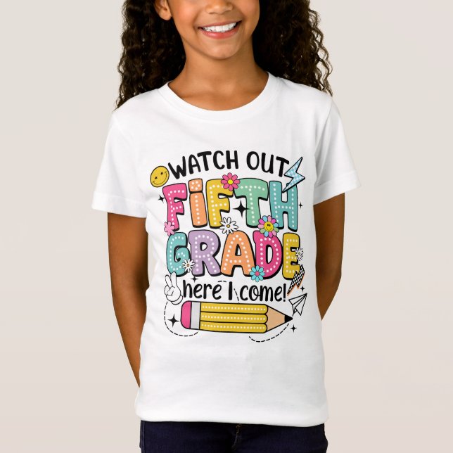 Camiseta Fifth Grade, Full Speed Ahead! (Frente)