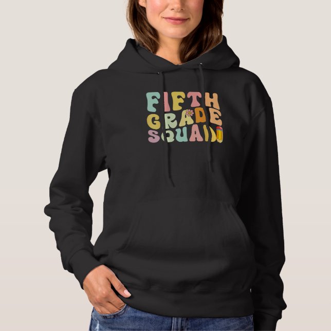 Camiseta Fifth Grade Squad Retro 5th Grade Teacher Back To  (Frente)