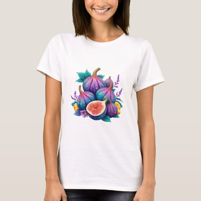 Camiseta Fig colorido (Frente)