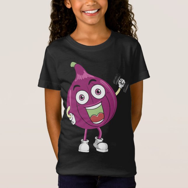 Camiseta Fig, Fruta, Traje De Figuras, Edifício De Arroz El (Frente)