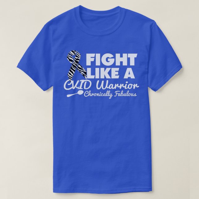 Camiseta Fight Like A CVID Warrior  (Frente do Design)
