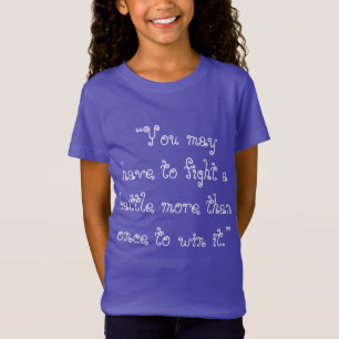 Camiseta fight until you win