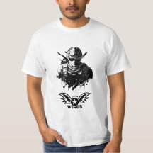 Camiseta Fighter Logo para Homens | Estilo de Forç