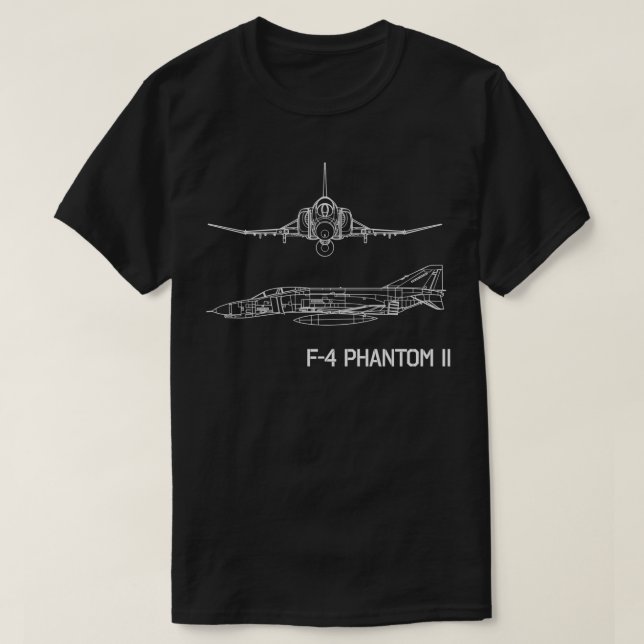 Camiseta Fighterjet F4 (Frente do Design)