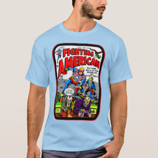 Camiseta 'Fighting American' dos anos 50