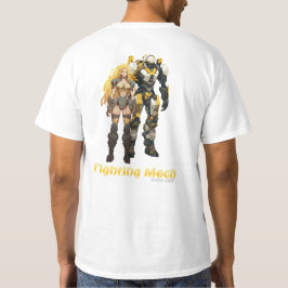 Camiseta Fighting Mech (Unidade Dourada)