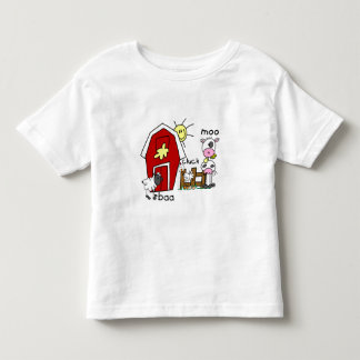 Camiseta Figura animais da vara de fazenda