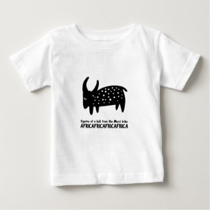 Camiseta Figura com a imagem de um touro dos Mundari
