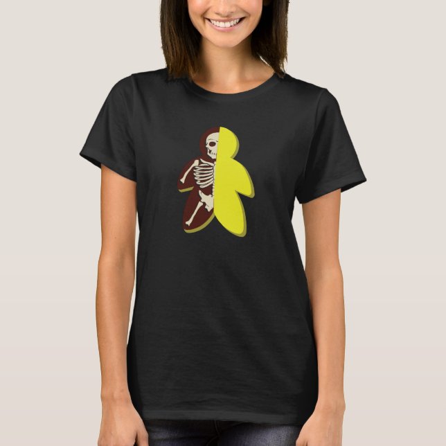 Camiseta Figura de Brinquedo Jogo de Tabuleiro Popple Esque (Frente)