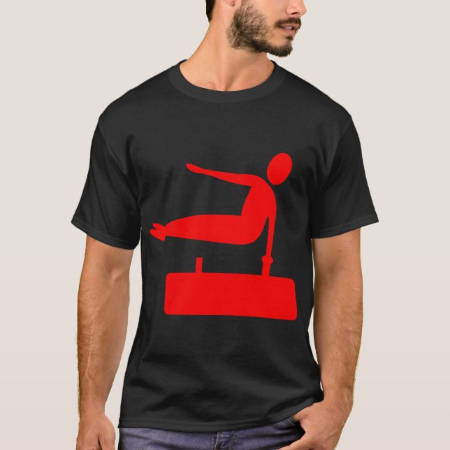 Camiseta Figura de compartimentação - Vermelho (Frente)