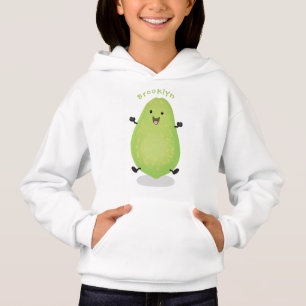 Camiseta Figura de desenho animado da pata de papaya kawaii