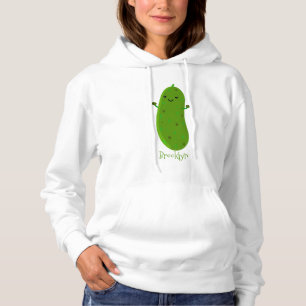 Camiseta Figura de desenho animado de picles feliz