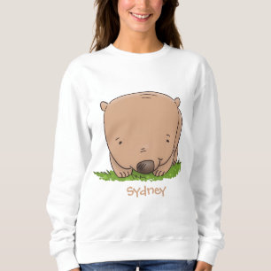 Camiseta Figura de desenho animado de um bebê fofo