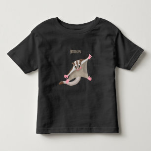 Camiseta Figura de desenho animado de um planador de açúcar