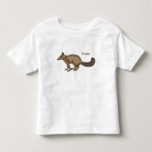 Camiseta Figura de desenho animado feliz e bonito