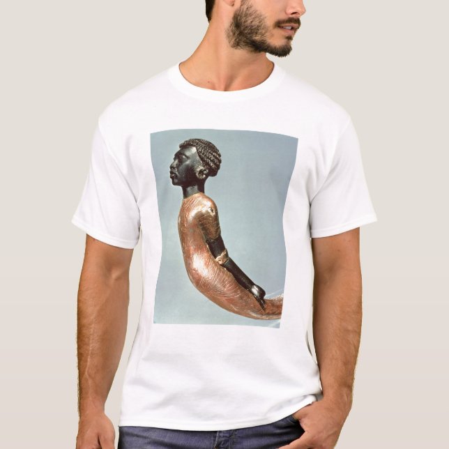 Camiseta Figura de um homem africano do fim de (Frente)