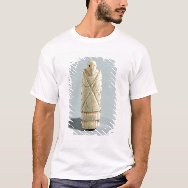 Camiseta Figura de um homem farpado (marfim do elefante) (Frente)