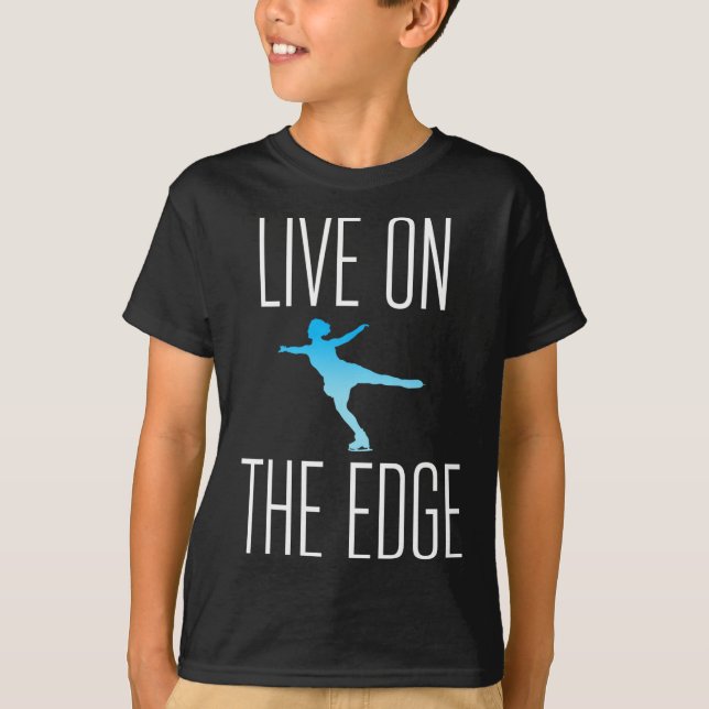 Camiseta Figura Descarga de Skates de Pé-Gelo (Frente)