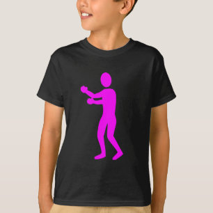 Camiseta Figura do encaixotamento - magenta