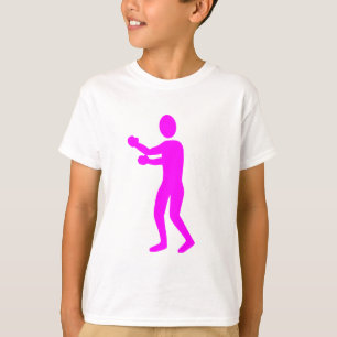 Camiseta Figura do encaixotamento - magenta