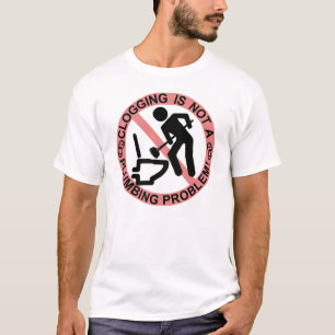 Camiseta Figura engraçada da vara da dança de obstrução