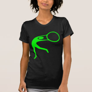 Camiseta Figura ginástica rítmica - verde