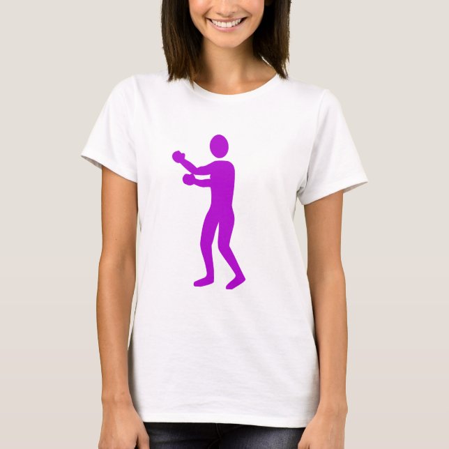 Camiseta Figura in a box - Roxo (Frente)