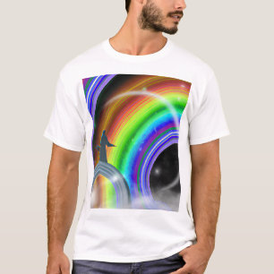 Camiseta Figura Misteriosa no Portal Inter-Dimensional