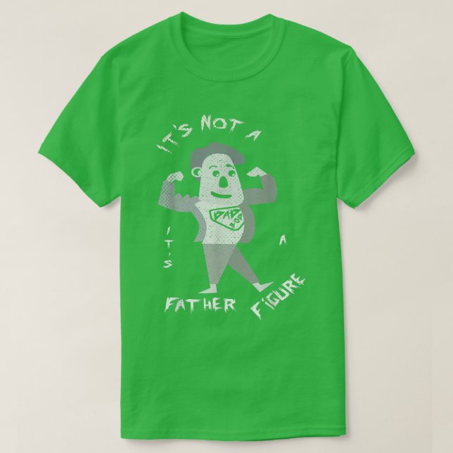 Camiseta Figura paterna masculina, Dia de os pais de humor  (Frente do Design)
