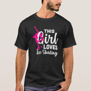 Camiseta Figura Patinando Esta Garota Adora Pé De Gelo 1
