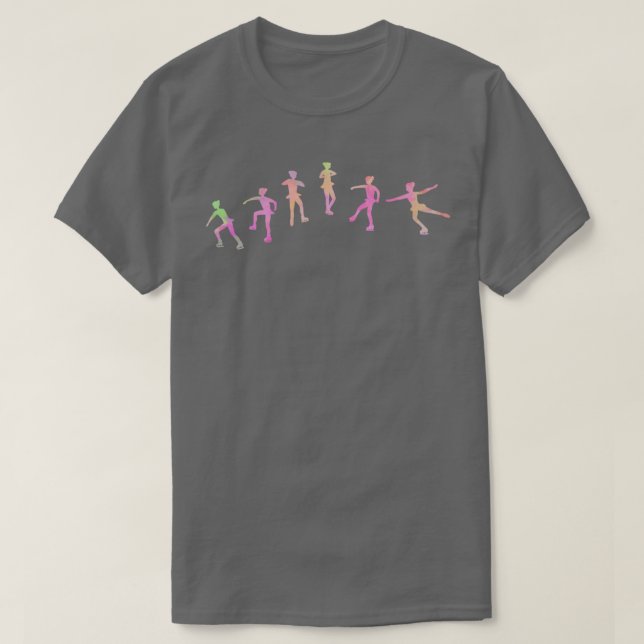 Camiseta Figura patinando Salchow (Frente do Design)