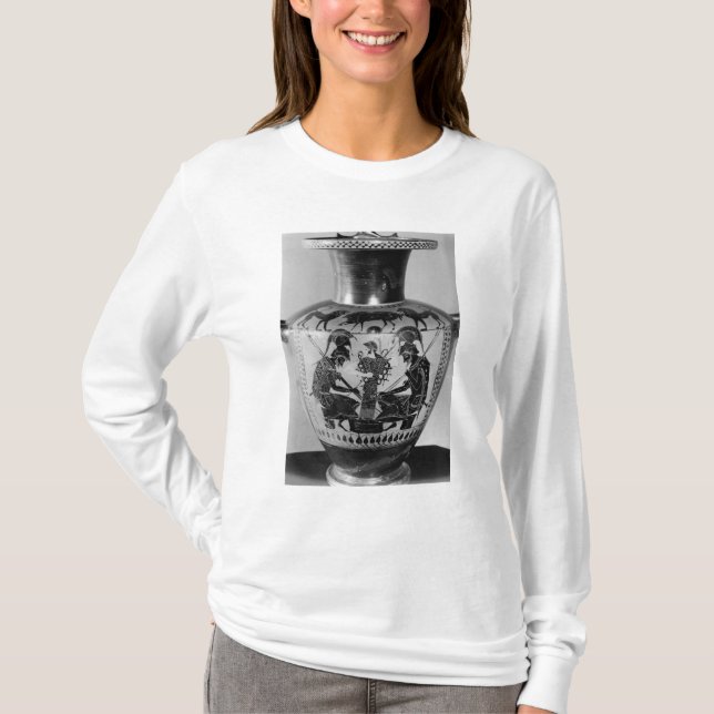 Camiseta Figura preta hydra do sótão (Frente)