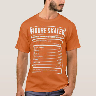 Camiseta Figura Rótulo de Nutrição de Prato Engraçado