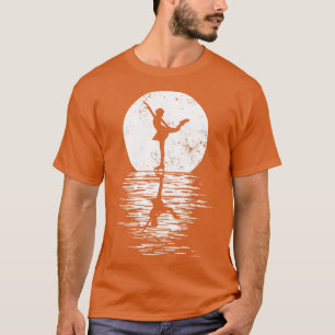 Camiseta Figura Skater Clube de Patinação Esporte Rapariga