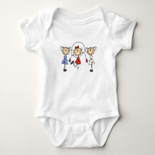 Camiseta Figura Stick Irls - Corda de jumping