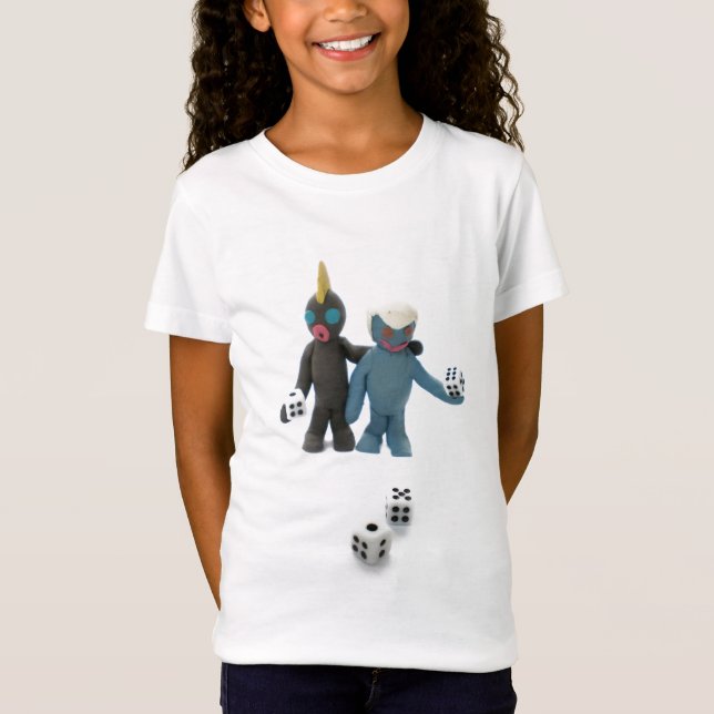 Camiseta figuras com dados (Frente)