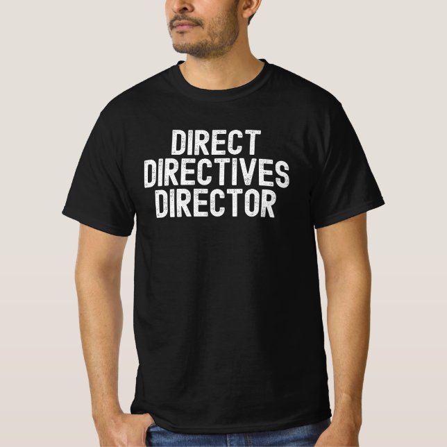 Camiseta Figuras de Dia de as Bruxas engraçado do diretor d (Frente)