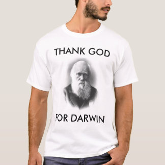 Camiseta figure7-darwin, DEUS do OBRIGADO, PARA DARWIN