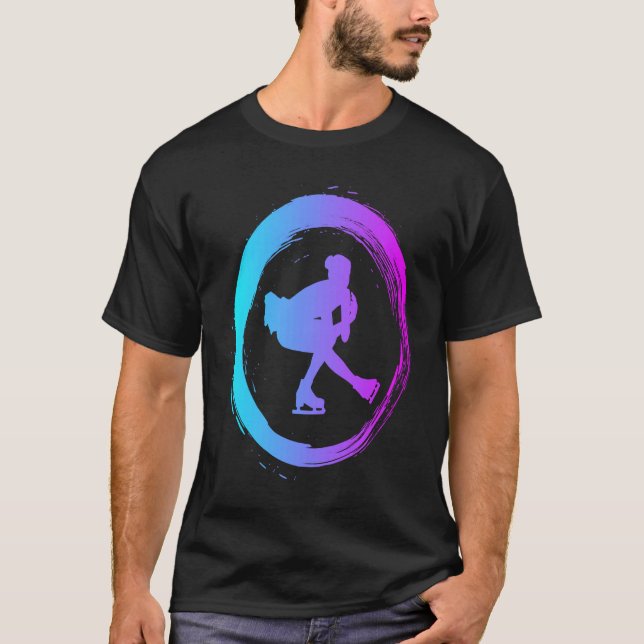 Camiseta figure skating dance ice skate figure skater (Frente)