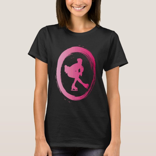 Camiseta figure skating dance ice skate figure skater (Frente)
