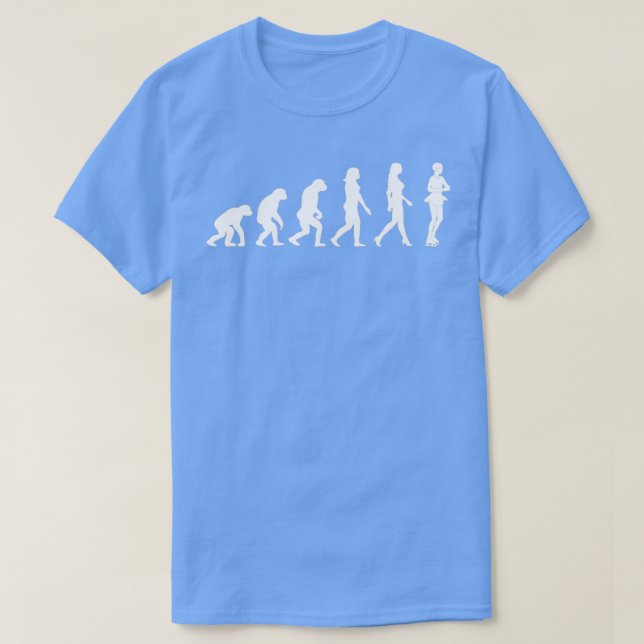 Camiseta Figure skating figure skating women evolution (Frente do Design)